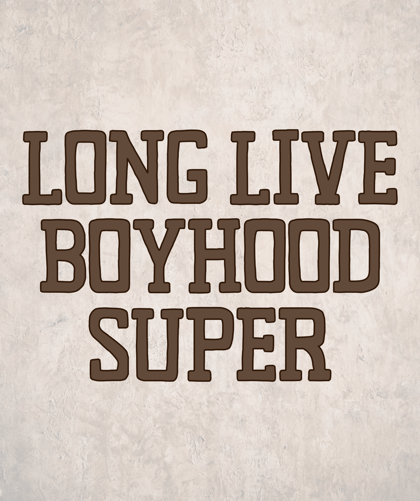 LONG LIVE BOYHOOD | 50X50 TRIPLE LAYER BLANKET