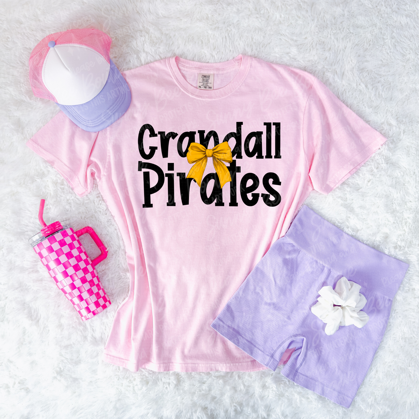 Crandall Pirates Coquette Bow T-Shirt
