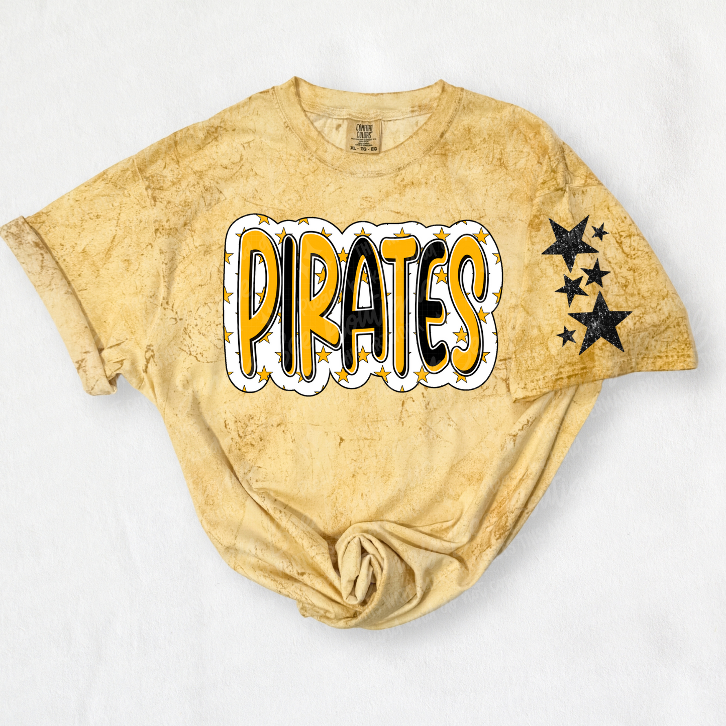 Pirates Stars Outline T-Shirt