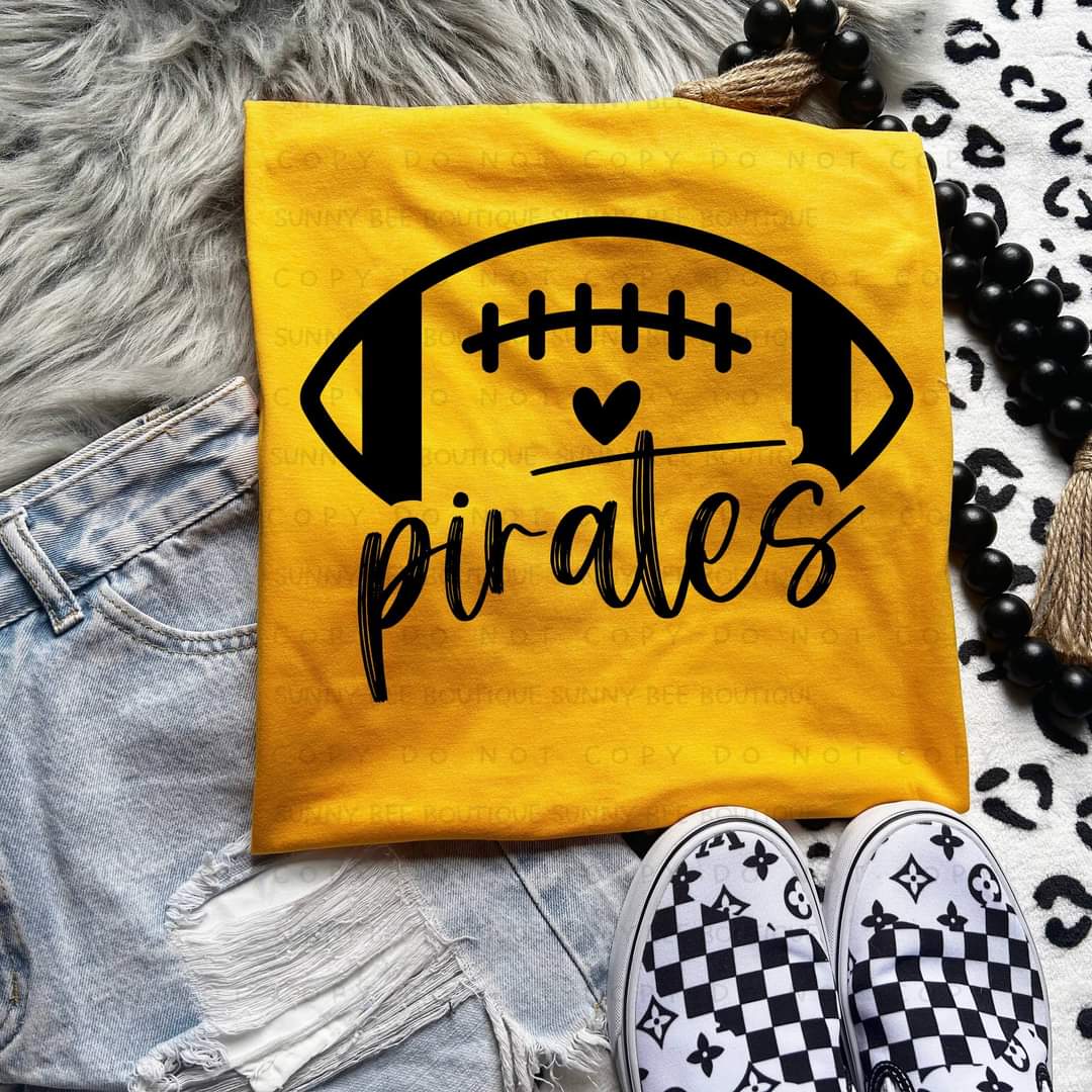 Pirates Football Heart