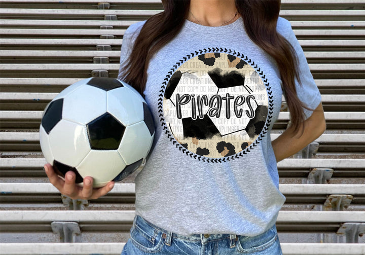 Pirates Leopard Soccer Graphic