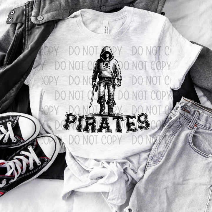 Pirates Varsity BLK Graphic