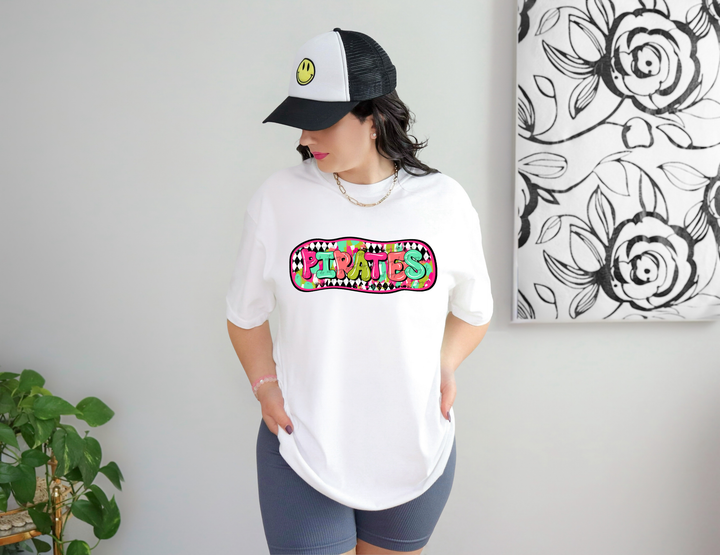 Pirates Bright Checker Graphic