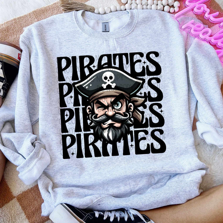 Pirates Stack Blk Graphic