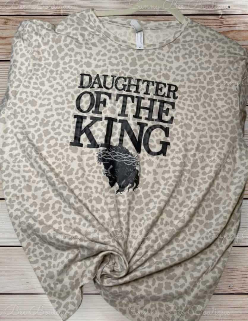 Daughter of the King XL Leopard Tee