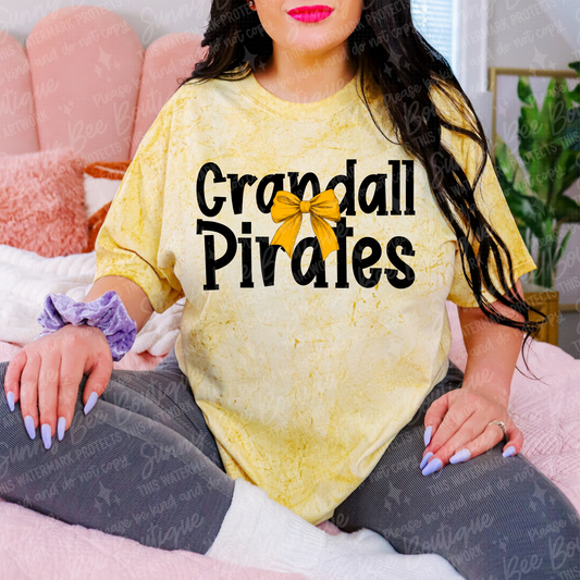 Crandall Pirates Coquette Bow T-Shirt