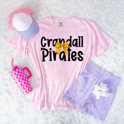 Crandall Pirates Coquette Bow T-Shirt