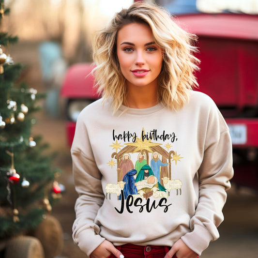 Happy Birthday Jesus Sweatshirt