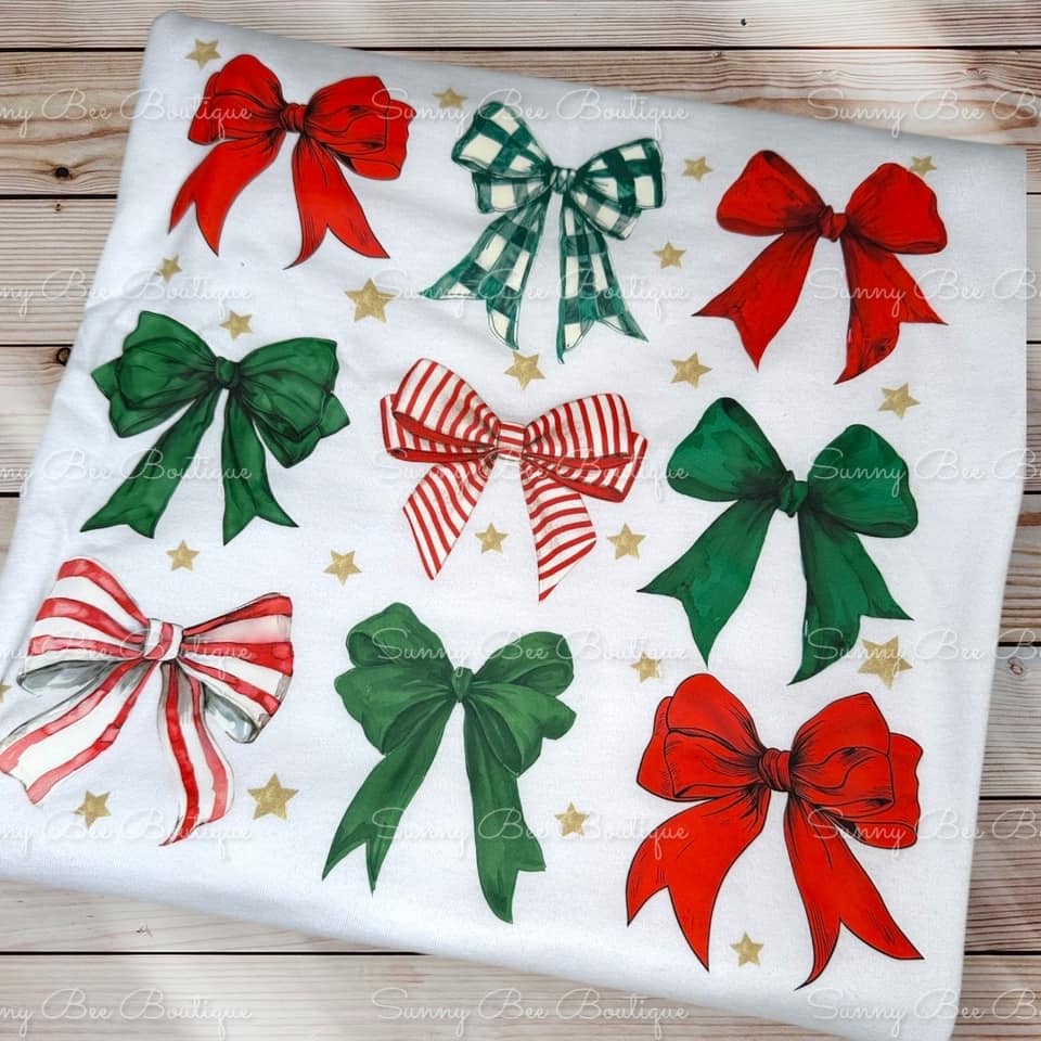 Christmas Bows Collage