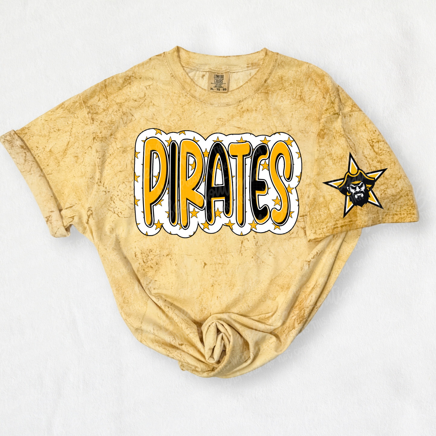 Pirates Stars Outline T-Shirt