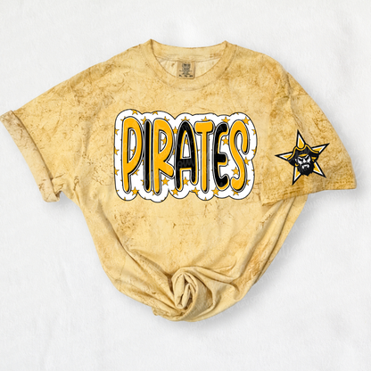 Pirates Stars Outline T-Shirt