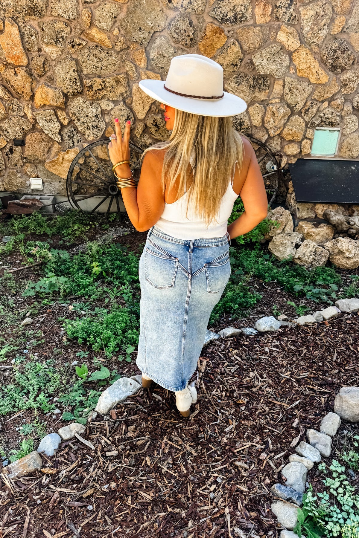 JULES DENIM SKIRT SIZE L/XL