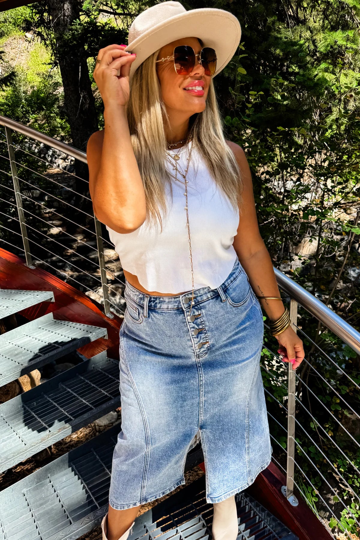 JULES DENIM SKIRT SIZE L/XL