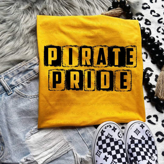 Pirate Pride Block Letters