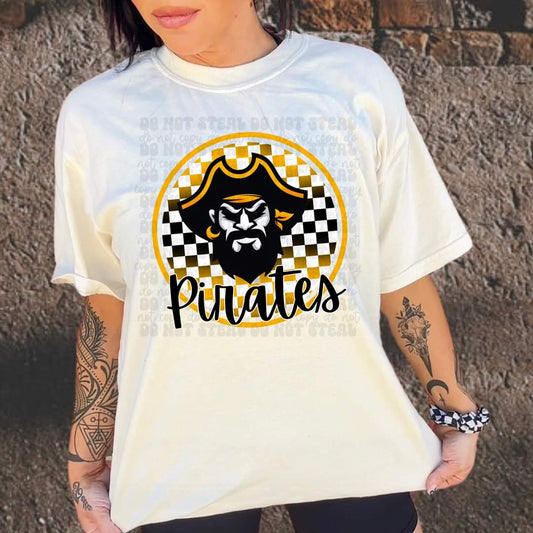 Pirates Circle Ombre Checkered