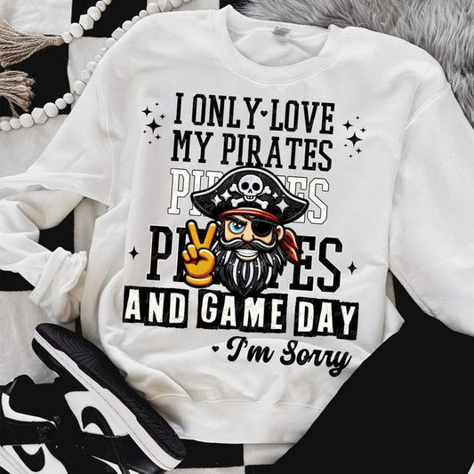 Game Day Pirates Peace Sign Graphic