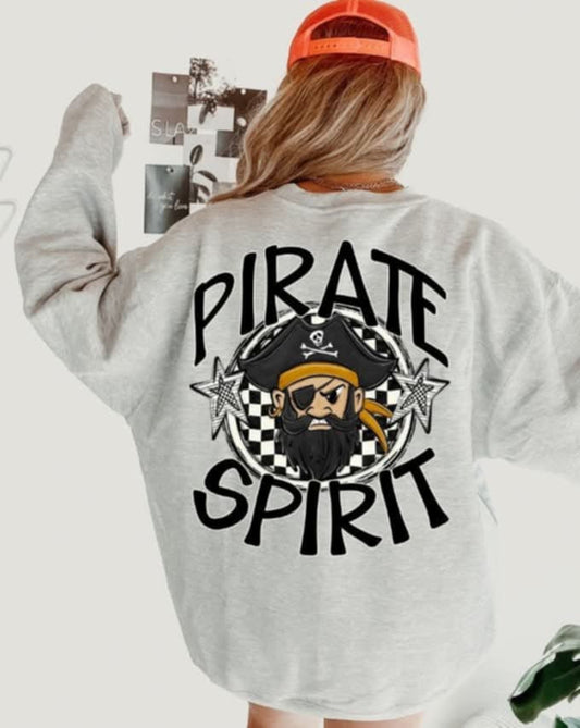 Pirate Spirit Checker Graphic