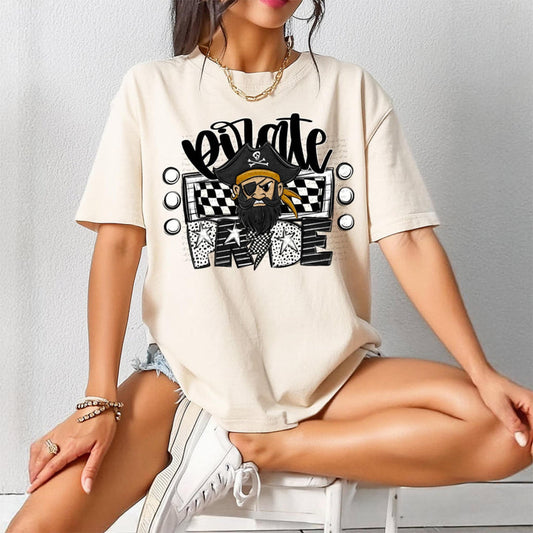 Pirates Pride Checker Dotted Graphic