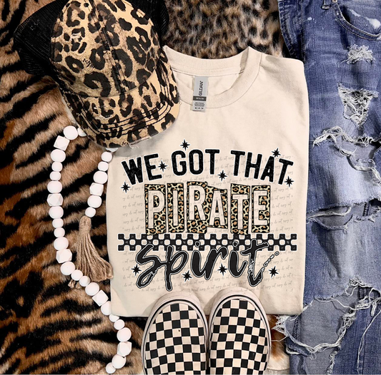 We Got That Pirate Spirit Leopard Graphic