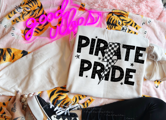Pirate Pride Bolt Checker BLK Graphic