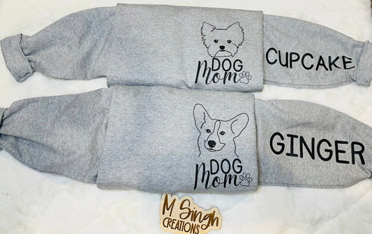 Custom Dog Mom Crewneck