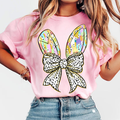 Rabbit Ears + Dotted Bow Tee