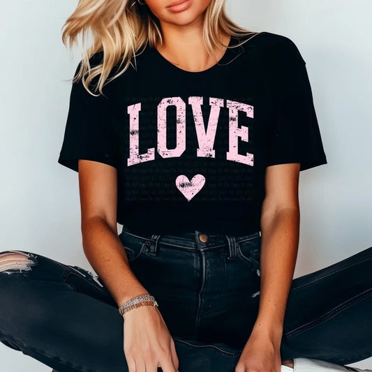 Distressed Love Tee