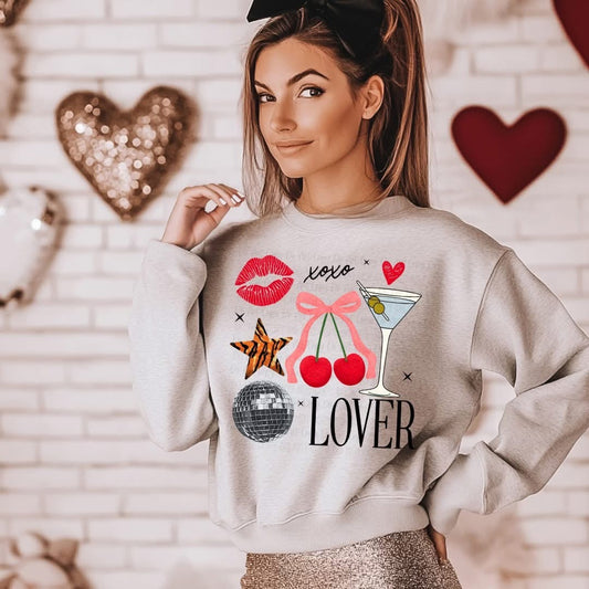 Lover Retro Romance Vibes Sweatshirt