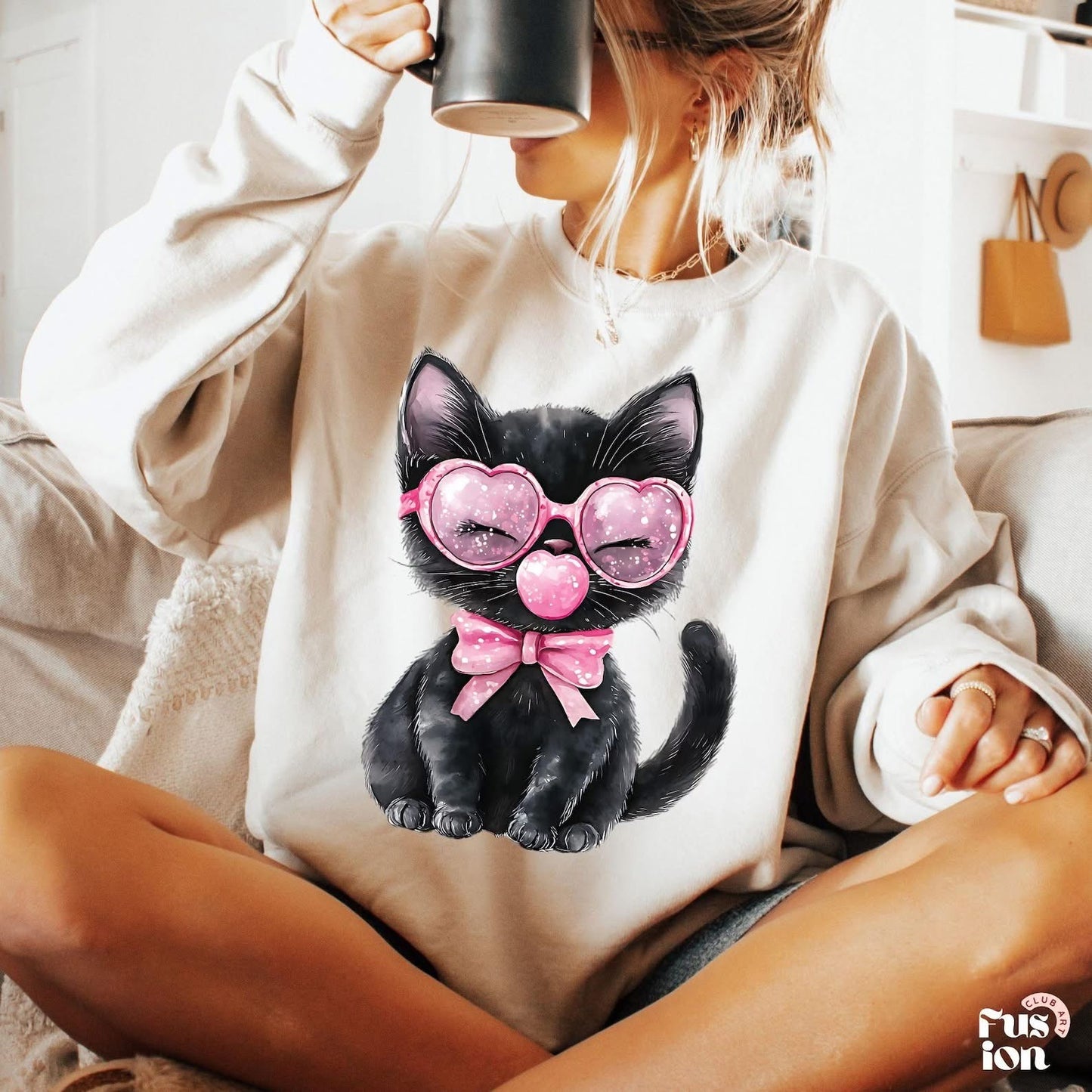 Sweetheart Kitty Sweatshirt