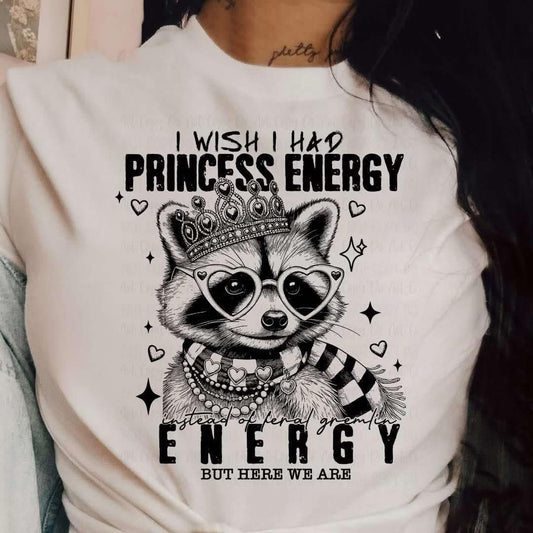 I Wish I Had Princess Energy Raccoon