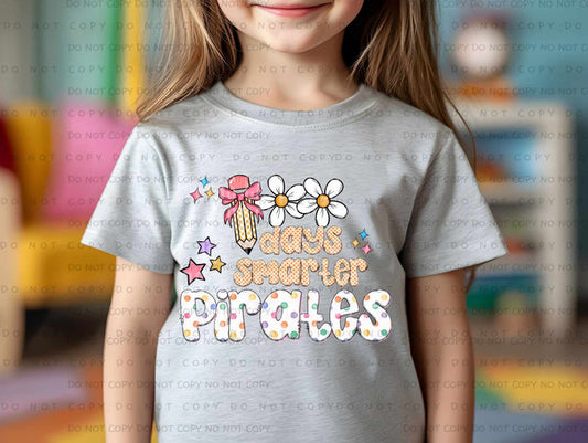 100 Days Smarter Pirates Graphic