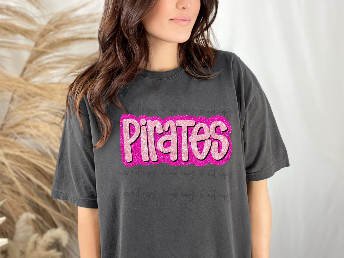 Pirates Glitter Two-Tone Pink