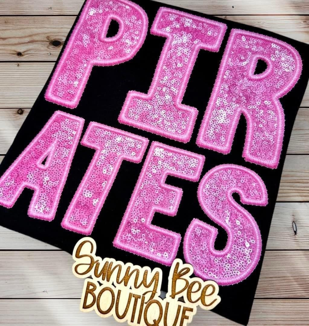 Pirates (Pink Faux Sequin)