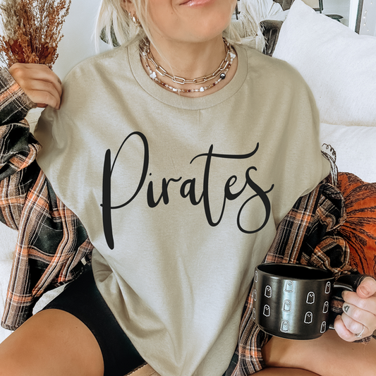 Pirates Simple Cursive Graphic
