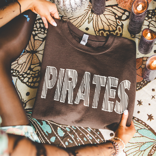Pirates Scribble Lines Graphic