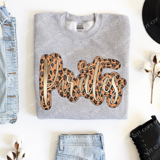 Pirates Leopard Gold Graphic
