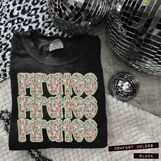 Pirates Rainbow Leopard Graphic