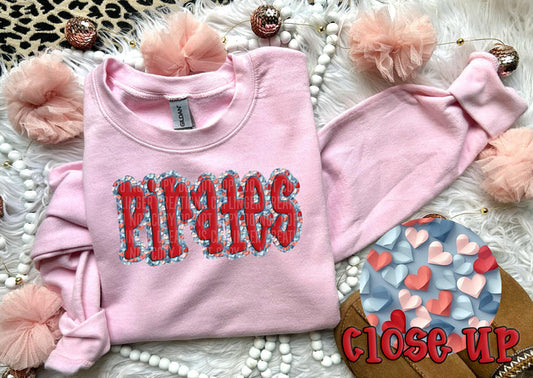 Pirates Paper Hearts Graphic