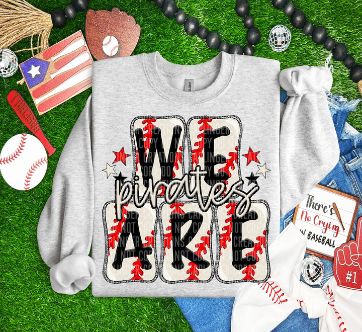 We Are Pirates Baseball Graphic