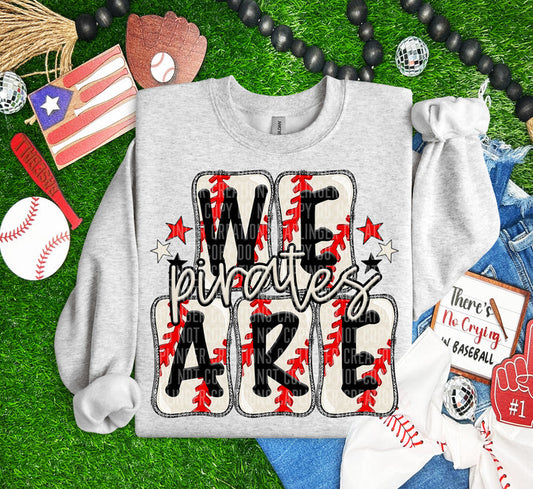 We Are Pirates Baseball Graphic