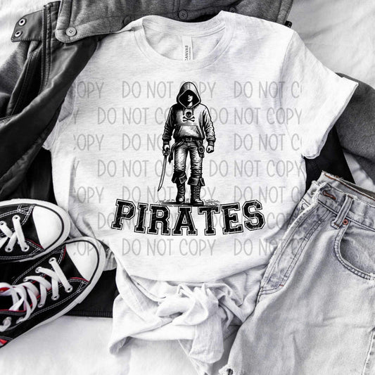 Pirates Varsity BLK Graphic