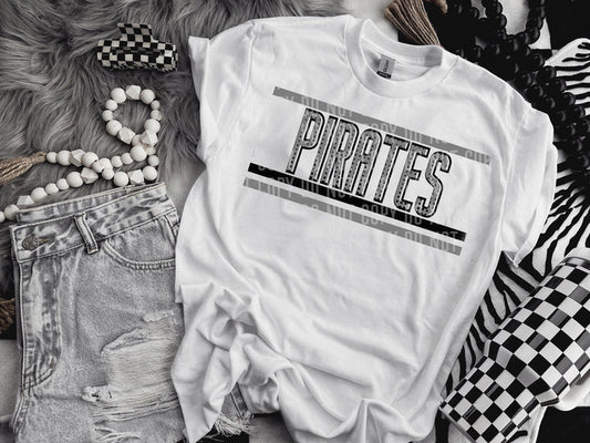 Pirates Stripes Graphic