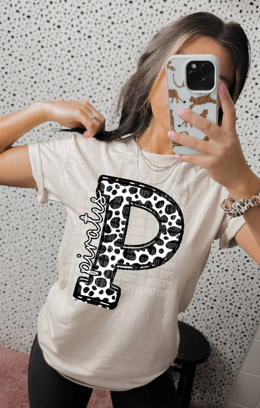 Pirates Dotted P Graphic
