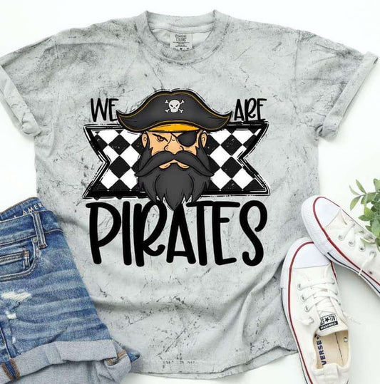 We Are Pirates Checker Graphic