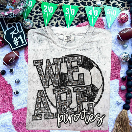 We Are Pirates Soccer Graphic