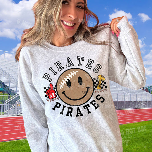 Pirates Football Happy Graphic
