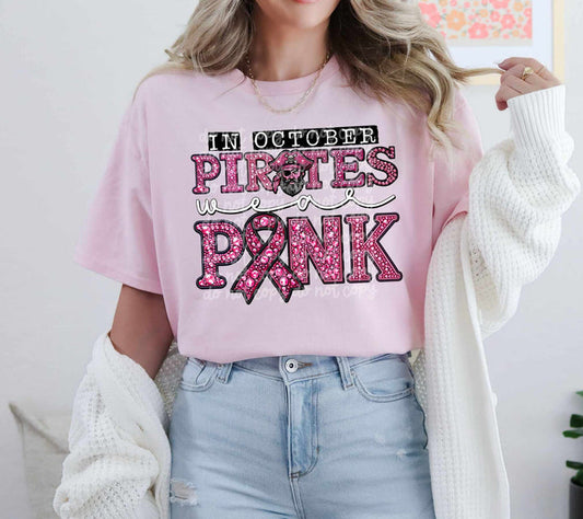 In October Pirates Wear Pink Graphic