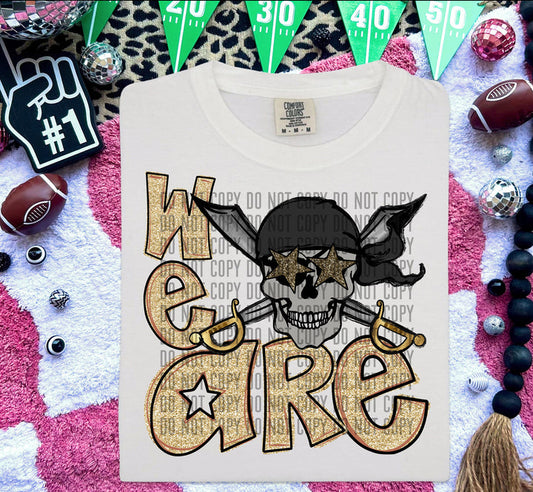 We Are Pirates Star Eyes Black Graphic