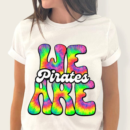 We Are Pirates Rainbow Graphic